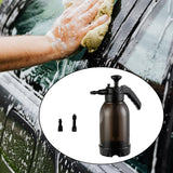 Maxbell Foam Sprayer Watering Bottle 2000ml Manual Foaming Sprayer for Watering Black