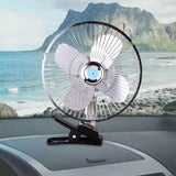 Maxbell Car Fan Low Noise Personal Desk Fan for Outdoor Travel Camping Tent Gym 10Inch 12V