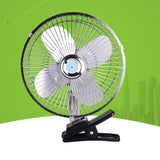 Maxbell Car Fan Low Noise Personal Desk Fan for Outdoor Travel Camping Tent Gym 10Inch 24V