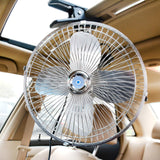 Maxbell Car Fan Low Noise Personal Desk Fan for Outdoor Travel Camping Tent Gym 10Inch 24V