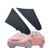 Maxbell 2x Car Front Exterior Pillar Corner Trim Triangle Cover for Honda Civic