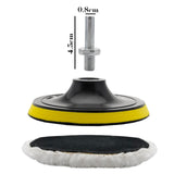 Maxbell 6 Pieces Car Buffing Polishing Pads Multipurpose for Polishing Vehicles 10cm Dia M10 Screw