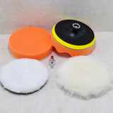 Maxbell 6 Pieces Car Buffing Polishing Pads Multipurpose for Polishing Vehicles 13cm Dia M10 Screw