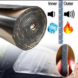 Maxbell Cars Sound Deadener Mat Heat Shield Insulation Mat for Chassis Car Hood 50cmx200cmx5mm
