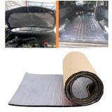 Maxbell Cars Sound Deadener Mat Heat Shield Insulation Mat for Chassis Car Hood 50cmx200cmx10mm