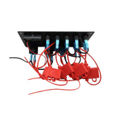 Maxbell Rocker Switch Panel Durable Camper Switch Panel on Off for RV Truck Bus