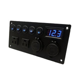 Maxbell Rocker Switch Panel Durable Camper Switch Panel on Off for RV Truck Bus