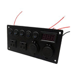 Maxbell Rocker Switch Panel Durable Camper Switch Panel on Off for RV Truck Bus