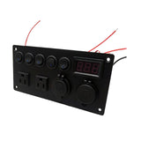 Maxbell Rocker Switch Panel Durable Camper Switch Panel on Off for RV Truck Bus