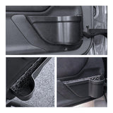 Maxbell 2Pcs Car Door Handle Storage Box Parts Accessories for Jeep Wrangler JK 25cmx13cmx7.4cm