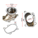 Maxbell 2.5inch V Band Clamp Flange for T25 T28 GT25 GT28 Auto Accessories Durable