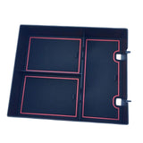 Maxbell Center Console Organizer Tray Armrest Glove Box for Rivian R1T R1S 2022 Red