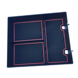 Maxbell Center Console Organizer Tray Armrest Glove Box for Rivian R1T R1S 2022 Red