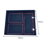 Maxbell Center Console Organizer Tray Armrest Glove Box for Rivian R1T R1S 2022 Red