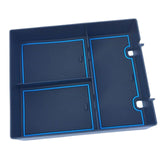 Maxbell Center Console Organizer Tray Armrest Glove Box for Rivian R1T R1S 2022 Blue