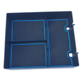 Maxbell Center Console Organizer Tray Armrest Glove Box for Rivian R1T R1S 2022 Blue