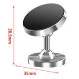 Maxbell Phone Holder Stable Support 360° Rotation Multifunctional Phone Mount Stand Silver