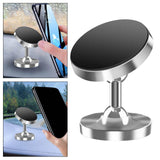Maxbell Phone Holder Stable Support 360° Rotation Multifunctional Phone Mount Stand Silver