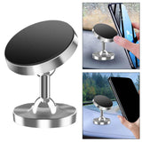 Maxbell Phone Holder Stable Support 360° Rotation Multifunctional Phone Mount Stand Silver