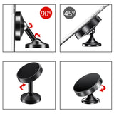 Maxbell Phone Holder Stable Support 360° Rotation Multifunctional Phone Mount Stand Black