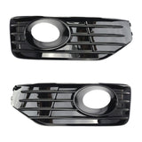 Maxbell 2Pcs Fog Light Grilles Parts Left Side Right Side for VW T5.1 Sportline