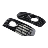 Maxbell 2Pcs Fog Light Grilles Parts Left Side Right Side for VW T5.1 Sportline