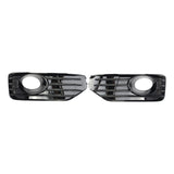 Maxbell 2Pcs Fog Light Grilles Parts Left Side Right Side for VW T5.1 Sportline