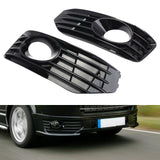 Maxbell 2Pcs Fog Light Grilles Parts Left Side Right Side for VW T5.1 Sportline