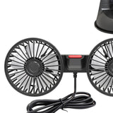 Maxbell Car Fan Desk Fan Mounted USB Car Accessories for Truck Office Dashboard