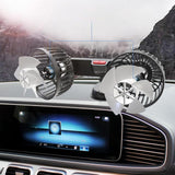 Maxbell Car Fan Desk Fan Mounted USB Car Accessories for Truck Office Dashboard