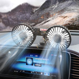 Maxbell Car Fan Desk Fan Mounted USB Car Accessories for Truck Office Dashboard