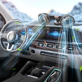 Maxbell Car Fan Desk Fan Mounted USB Car Accessories for Truck Office Dashboard