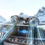 Maxbell Car Fan Desk Fan Mounted USB Car Accessories for Truck Office Dashboard