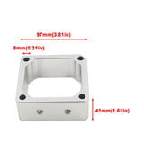 Maxbell Intake Heater Grid Strong Sealing Element Sturdy Vehicle Delete Spacer silver