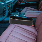 Maxbell Car Seat Gap Filler Organizer Storage Pockets for Keys Cellphone Wallet Black