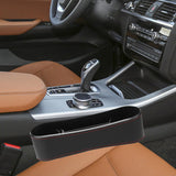 Maxbell Car Seat Gap Filler Organizer Storage Pockets for Keys Cellphone Wallet Black