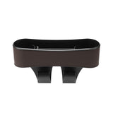Maxbell Car Seat Gap Filler Organizer Storage Pockets for Keys Cellphone Wallet Brown