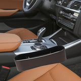 Maxbell Car Seat Gap Filler Organizer Storage Pockets for Keys Cellphone Wallet Brown