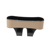Maxbell Car Seat Gap Filler Organizer Storage Pockets for Keys Cellphone Wallet Beige