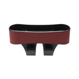 Maxbell Car Seat Gap Filler Organizer Storage Pockets for Keys Cellphone Wallet Red