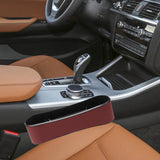Maxbell Car Seat Gap Filler Organizer Storage Pockets for Keys Cellphone Wallet Red