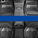 Maxbell Waterproof PVC Car Floor Mats 4 Pieces Set Black Automobile Accessory Sturdy