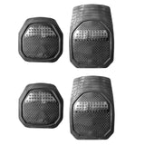 Maxbell Waterproof PVC Car Floor Mats 4 Pieces Set Black Automobile Accessory Sturdy