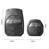 Maxbell Waterproof PVC Car Floor Mats 4 Pieces Set Black Automobile Accessory Sturdy