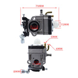 Maxbell Replacement Carburetor Carb Durable for TB43 TU43 Gasoline Brush Cutter