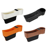 Maxbell Car Seat Gap Filler Organizer Console Side Extra Pouchs Seat Gap Storage Box Black