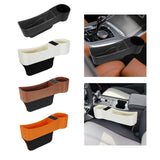 Maxbell Car Seat Gap Filler Organizer Console Side Extra Pouchs Seat Gap Storage Box Black