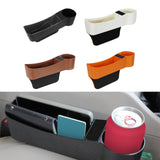 Maxbell Car Seat Gap Filler Organizer Console Side Extra Pouchs Seat Gap Storage Box Black