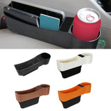 Maxbell Car Seat Gap Filler Organizer Console Side Extra Pouchs Seat Gap Storage Box Black