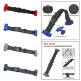 Maxbell Car Seat Belt Adjuster for Kids Auto Safety Belt for Adults Fixed Carry Red
